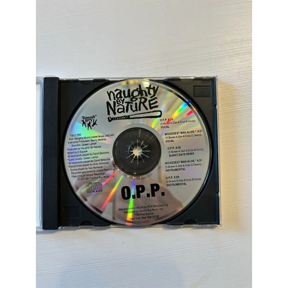 O.P.P. [US] [Single] by Naughty by Nature (CD, Oct-1991, Tommy Boy) Tested - Picture 2 of 2